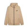 Puma Essentials Solid Windbreaker Jacket 'beige' In Multi