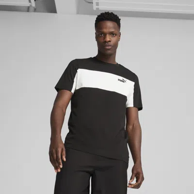 Puma Essentials T-shirt Men In Black