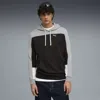 Puma Essentials Triple Block Hoodie Men In Black