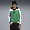 Puma Essentials Triple Block Hoodie Men In Green