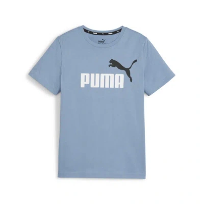 Puma Essentials+ Two-tone Logo T-shirt Big Kids