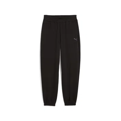 Puma Essentials Women's Fleece Sweatpants In Black
