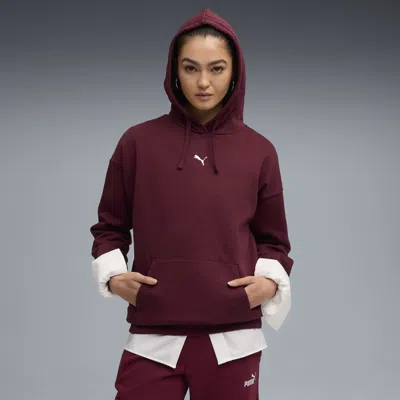 Puma Essentials Women's Oversized Hoodie In Brown
