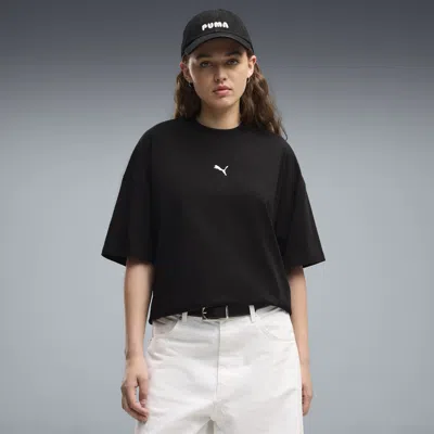 Puma Essentials Women's Oversized T-shirt In Black