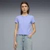 Puma Essentials Women's Script T-shirt In Blue