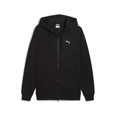 Puma Essentials Zip-up Hoodie In Black