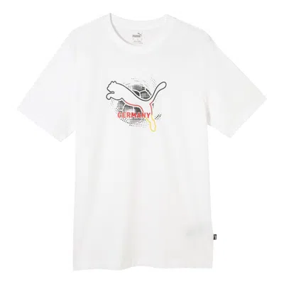 Puma Euro Cup Germany Logo T-shirt 'white'