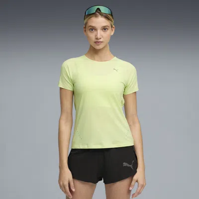 Puma Everyday Cloudspun Ultra Soft Women's Running T-shirt In Green