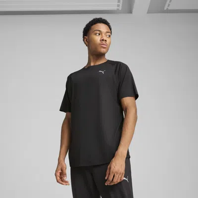 Puma Everyday Running Cloudspun Men's T-shirt In Black