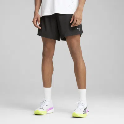 Puma Everyday Running Ultraweave Men's 5" Shorts In Black