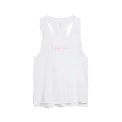 Puma Everyday Running Women's Mesh Singlet In White