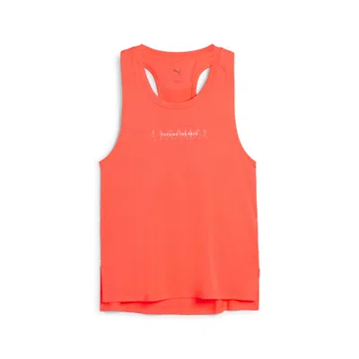Puma Everyday Running Women's Mesh Singlet In Red