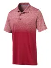 Puma Evoknit Ombre Polo Shirt In Red