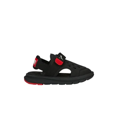 Pre-owned Puma Evolve Ac Sandal Infant 'black Red' | Infant Size 5