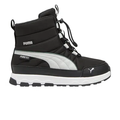 Pre-owned Puma Evolve Big Kid Pure-tex 'black White' | Kid's Size 4