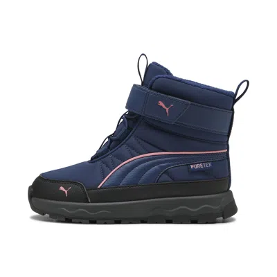 Puma Evolve Puretex Kids' Boots In Blue