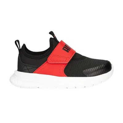 Pre-owned Puma Evolve Slip-on Little Kid 'black For All Time Red' | Kid's Size 10.5