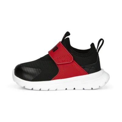 Puma Babies' Evolve Slip-on Toddlers' Sneakers In Black-for All Time Red- White