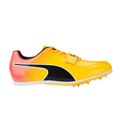 Pre-owned Puma Evospeed Long Jump 10 'sun Stream Sunset Glow' In Yellow