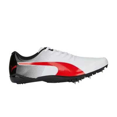 Pre-owned Puma Evospeed Prep Sprint 3 'white Black Red'