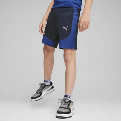Puma Evostripe Big Kids' Shorts In Club Navy