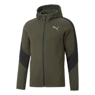 Puma Evostripe Full Zip Hoodie 'green'