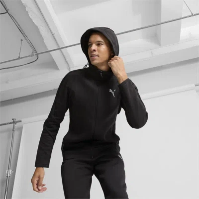 Puma Evostripe Full-zip Men's Hoodie In Black