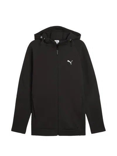 Puma Evostripe Full-zip Hoodie In Black