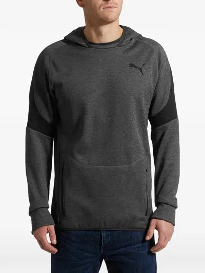 Puma Evostripe Hooded T-shirt In Gray