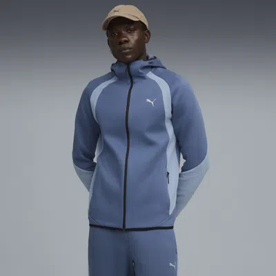 Puma Evostripe Hoodie Men In Blue