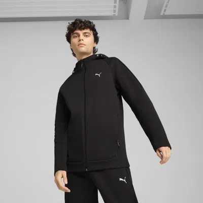 Puma Evostripe Men's Full-zip Hoodie In Black