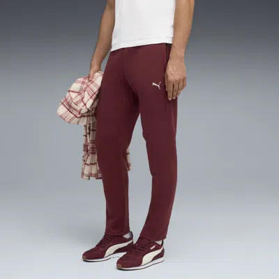 Puma Evostripe Pants Men In Burgundy