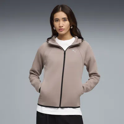 Puma Evostripe Women's Zip-up Hoodie In Neutral