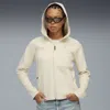 Puma Evostripe Women's Zip Up Hoodie In White