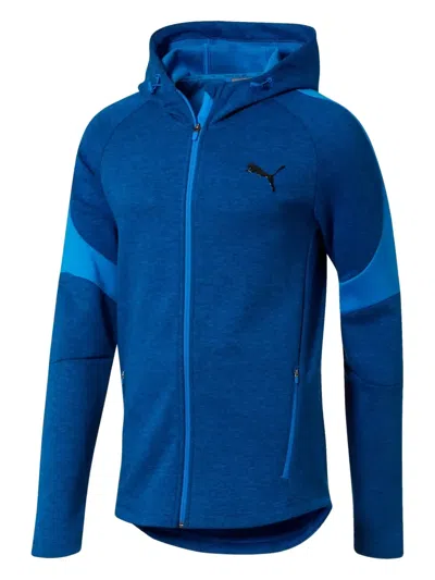 Puma Evostripe Zip-up Hoodie In Blue