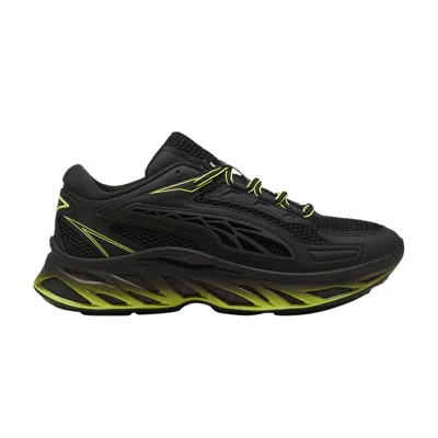 Pre-owned Puma Exotek Nitro 'black Electric Lime'