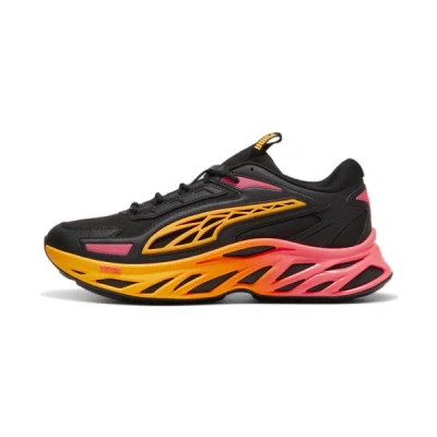 Puma Exotek Nitro™ Fire Glow Sneakers In Black-sun Stream