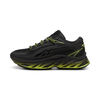 Puma Exotek Nitro™ Men's Racing Sneakers In Black-electric Lime
