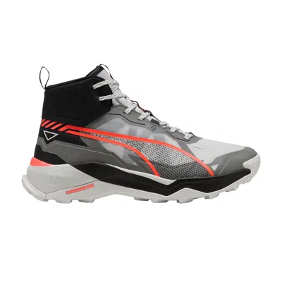 Pre-owned Puma Explore Nitro Mid 2 'seasons - Cast Iron Glowing Red' | Grey | Men's Size 9.5 In Gray