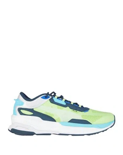 Puma Extent Nitro Tech Man Sneakers Acid Green Size 12 Textile Fibers