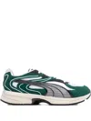 Puma Extos Panelled Sneakers In Green