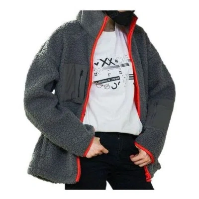 Puma Extra Warm Fleece Jacket 'grey' In Gray
