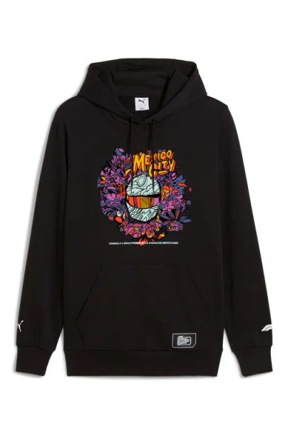 Puma F1® Mexico Cotton Graphic Hoodie In Black