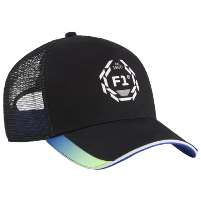 Puma F1 Racing Trucker Cap In Black