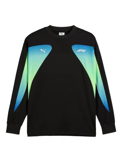 Puma F1 Oversized Long-sleeve T-shirt In Blue