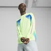Puma F1 Oversized Racing Long Sleeve Tee In Speed Green, Men's At Urban Outfitters In Green