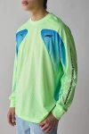 Puma F1 Oversized Racing Long Sleeve Tee In Speed Green, Men's At Urban Outfitters In Speed Green