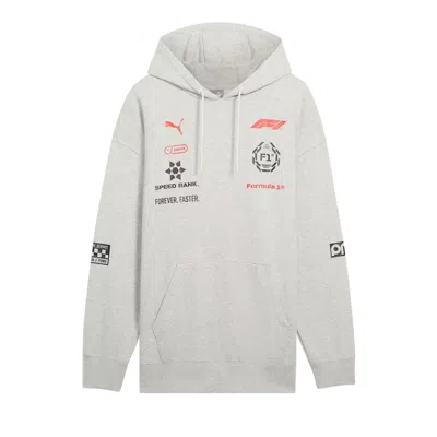 Pre-owned Puma F1 Racing Hoodie 'grey/lime' | Men's Size Xl