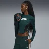 Puma F1® Womens Lr Ls Corset Top Women In Green
