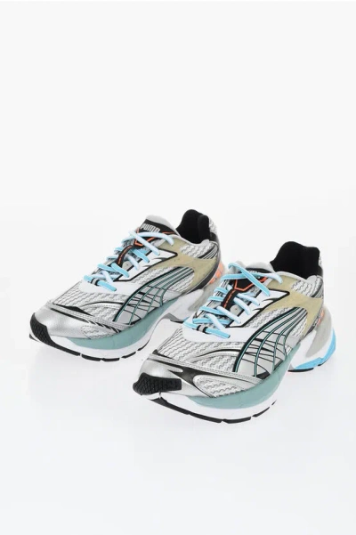 Puma Fabric Velophasis Phased Low-top Sneakers With Rubber Detail